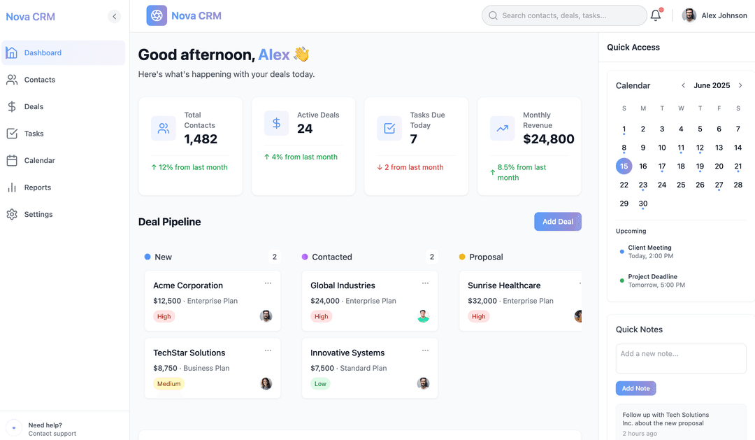 Nova CRM